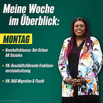 Ich wünsche allen einen guten Start in die neue Woche!🙋🏾‍♀️