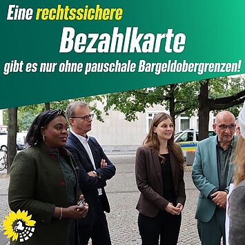 Statement
 
Grüne: Eine rechtssichere Bezahlkarte gibt es nur ohne starre Bargeldobergrenzen
 
Die Landesregierung hat...